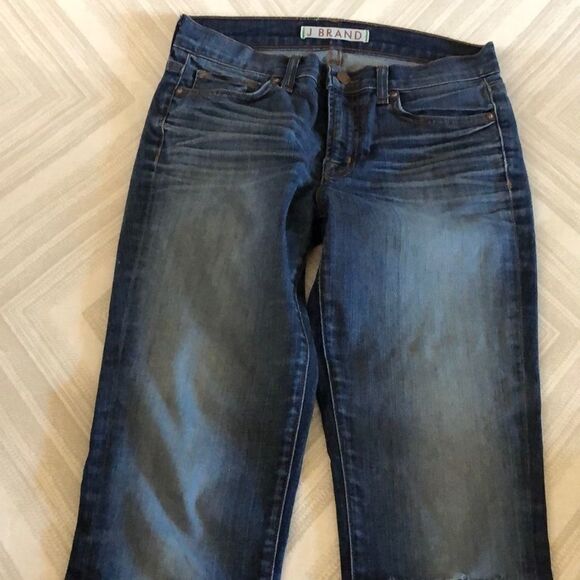 J Brand Faded Front Ripped Knee Skinny Jeans - Picture 6 of 6